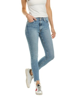 

Hudson Jeans Barbara High-Rise Peace Of Me Суперскинни до щиколотки Женские синие джинсы, Синий, NA