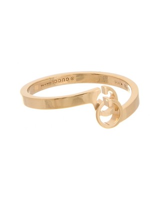 Кольцо торговой марки Gucci Gold Over Silver Heart Женское 12