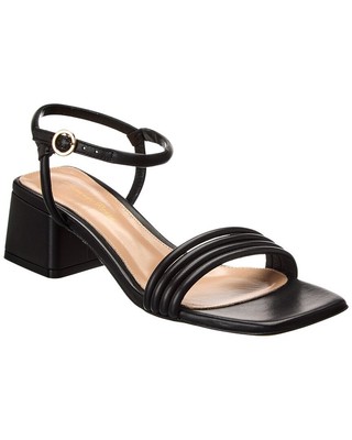 

Gianvito Rossi Lena 45 Женские кожаные сандалии, Черный, NA