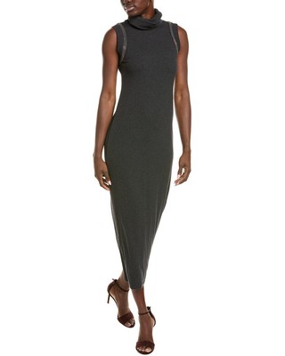 Brunello Cucinelli Cashmere-Blend Sheath Dress Womens  L
