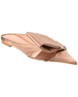

Атласные женские туфли на плоской подошве Ferragamo Emii T, Розовый, NA