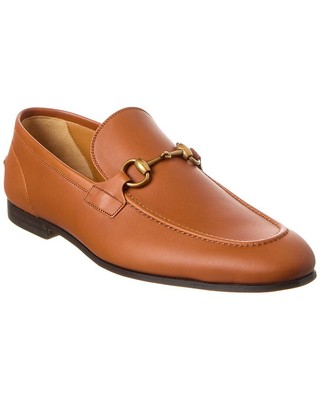 

Мужские кожаные лоферы Gucci Horsebit, Черный, NA