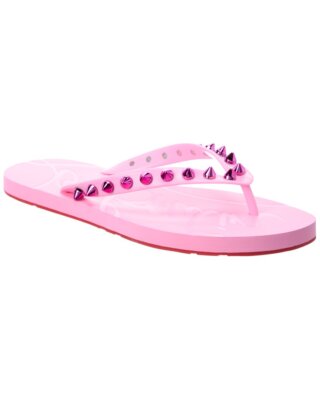 

Christian Louboutin Loubi Вьетнамки женские, Розовый, NA