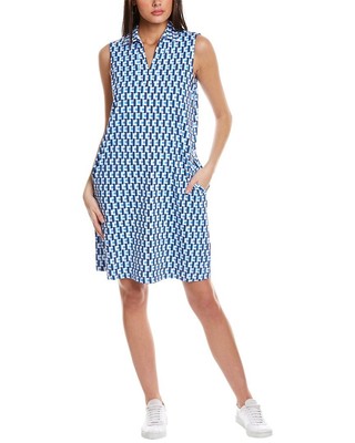 

Тканевое платье прямого кроя J.Mclaughlin Joanna Catalina женское, Carnaby geo c navy/blue/white