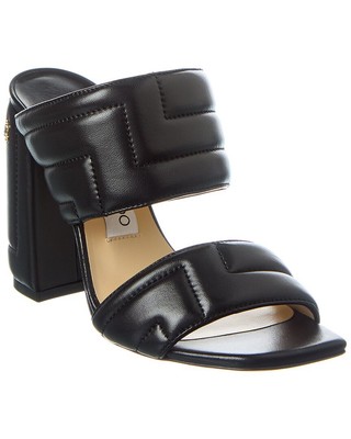 

Jimmy Choo Themis 100 Кожаные сандалии женские черные 38,5, Черный, NA