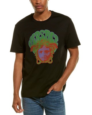 

Versace Мужская футболка Medusa, черная, Черный, NA