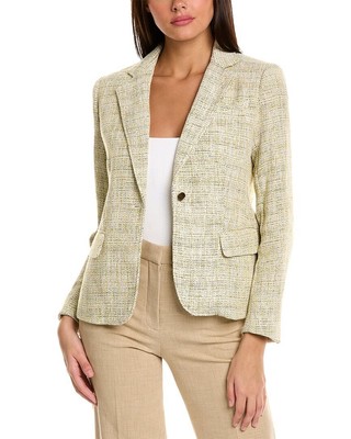 

Женский твидовый жакет Anne Klein зеленый