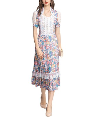 

Платье Burryco женское, Multicolor print