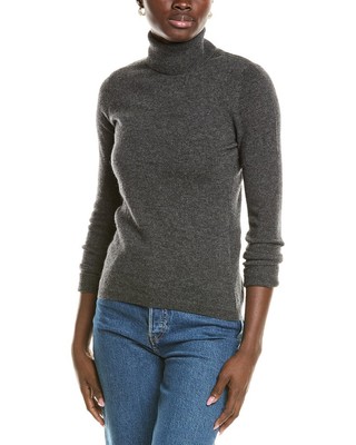 Кашемировый свитер с высоким воротом Forte Cashmere Женский серый Xl