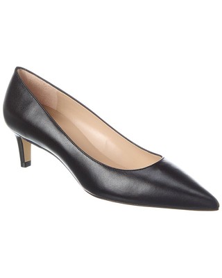 Кожаные туфли-лодочки Stuart Weitzman Mara 50 женские черные 9,5