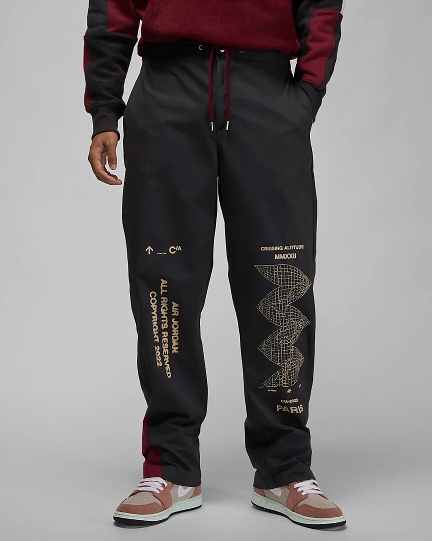 New Nike Air Jordan Flight Heritage Woven Pants Off Noir PSG