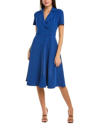 

Черное женское платье миди Halo Ingrid, Berry blue