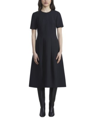 Женское расклешенное платье из смеси шерсти и шелка Lafayette 148 New York 0