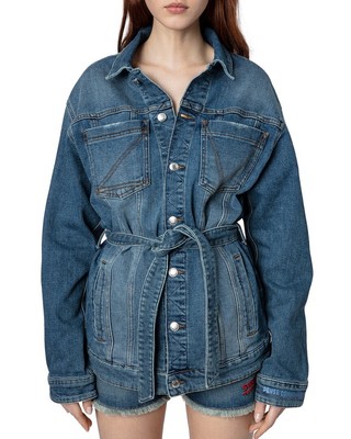 

Женская джинсовая куртка Eco Boss Zadig - Voltaire Kiome, Light blue, NA
