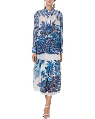 

Женский комплект Kaimilan из 2 предметов: блузка и юбка, Royal blue