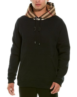 

Мужская толстовка в клетку Burberry, черная, Черный