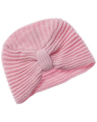 

Qi Cashmere Shaker Stitch Кашемировый тюрбан женский коричневый, NA