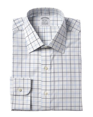 

Мужская классическая рубашка Brooks Brothers Regent Fit, Синий, NA