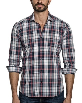 

Мужская рубашка Jared Lang, Navy red check