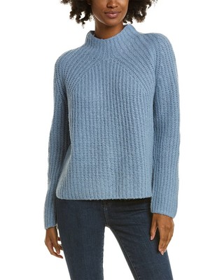

Женский свитер Vince Chunky Shaker Rib из шерсти и смеси альпаки, Синий