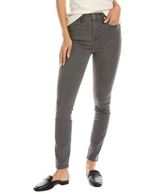 

Прямые женские джинсы с высокой посадкой 7 For All Mankind Gweevere Steel Grey, NA