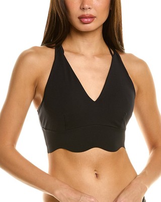 Бюстгальтер с глубоким вырезом Sweaty Betty Power Contour Женский черный Xxs