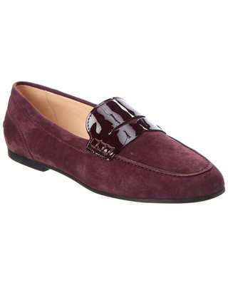

Женские замшевые и лакированные лоферы Tod S, NA