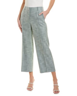 

Lafayette 148 New York Loro Piana Winthrop Женские брюки из шерсти и шелка, Herbal mist melange, NA