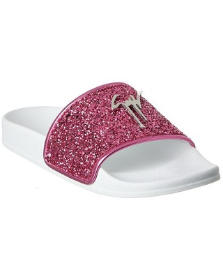 

Giuseppe Zanotti Newlaburela Женские шлепанцы с блестками Розовый, NA