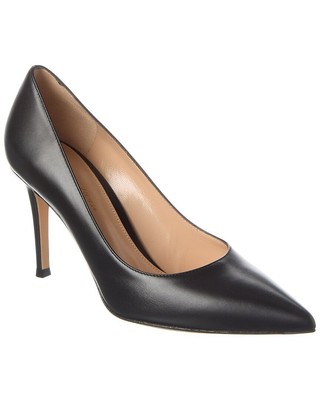 Кожаные туфли-лодочки Gianvito Rossi Gianvito 85 женские черные 36,5