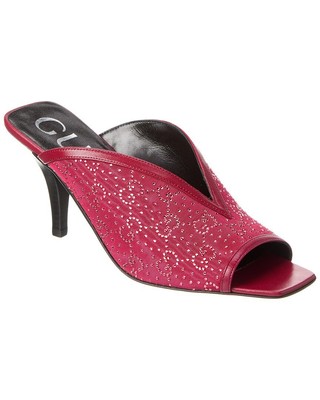 

Женские сандалии Gucci Gg из муара и кожи, Красный, NA