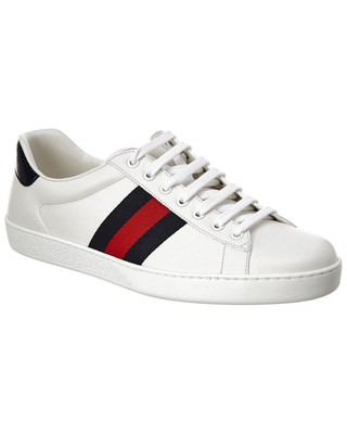 Кожаные кроссовки Gucci Ace Женские белые 5.5