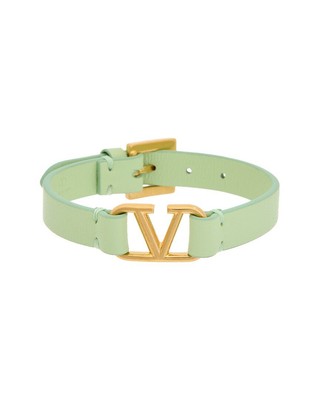 

Женский кожаный браслет Valentino Vlogo Signature, Ap