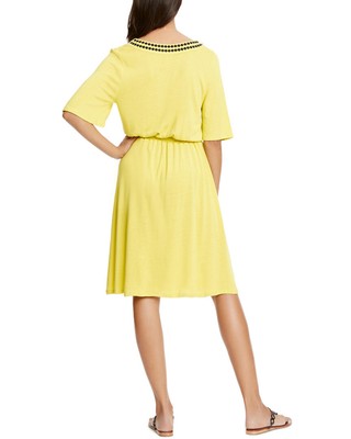 Boden Womens  Estelle Linen-Blend Dress, Us 10 / Uk 14