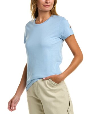 

Moncler футболка женская синяя, Синий