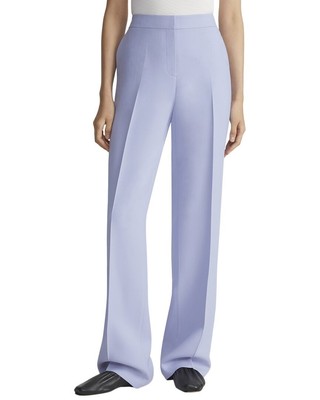Женские брюки из смеси шерсти и шелка Lafayette 148 New York Petite Gates