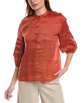 

Блуза женская Lafayette 148 New York Sylas, Красный