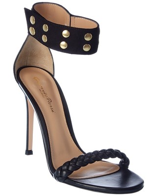 

Женские кожаные сандалии Gianvito Rossi 150, Черный, NA