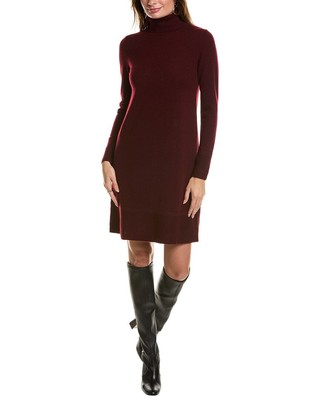 Кашемировый свитер-водолазка Forte Cashmere с высоким воротом, женский Красный S