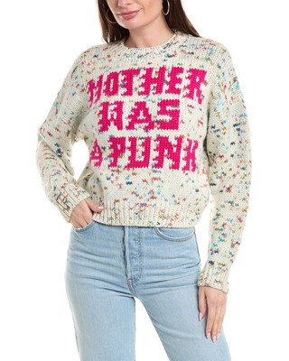 Женский джемпер из смеси альпаки и шерсти Mother Denim