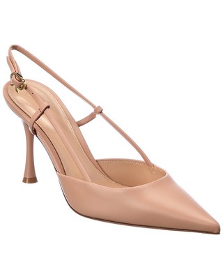 

Gianvito Rossi Ascent 85 Женские кожаные туфли-лодочки с пяткой на пятке, NA