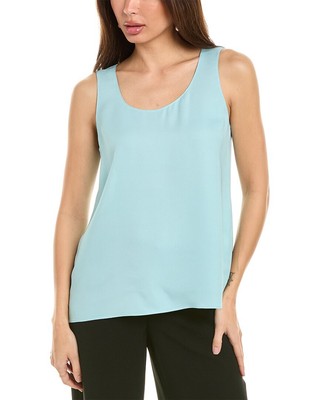 Женский шелковый топ Lafayette 148 New York Finnley