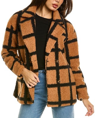 

Женская куртка Pascale La Mode Teddy Shacket, Коричневый, NA