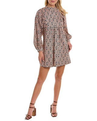 

Женское мини-платье Joie со сборками, Розовый