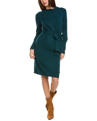 Женский кашемировый свитер с завязками на талии из кашемира Forte Cashmere