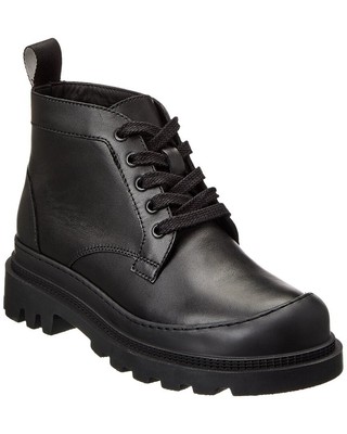 Loewe Mid Leather Bootie Womens Black 35