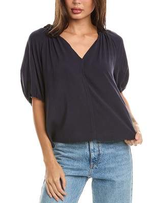 Бархатный женский топ Alegra от Graham & Spencer синего цвета S