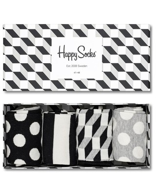 

Happy Socks, 4 шт., подарочный набор с оптикой Amazon, мужские 9–11 лет, Multi