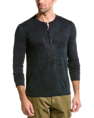 

Мужская рубашка на пуговицах John Varvatos Ridge, Синий, NA