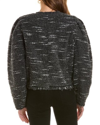 Pre-owned Isabel Marant Neves Wool-blend Jacket Women's In Gray